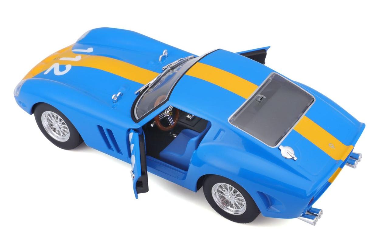 Ferrari Racing Bausatz 250 GTO Blau 1:24Sammlermodell im Massstab 1:24