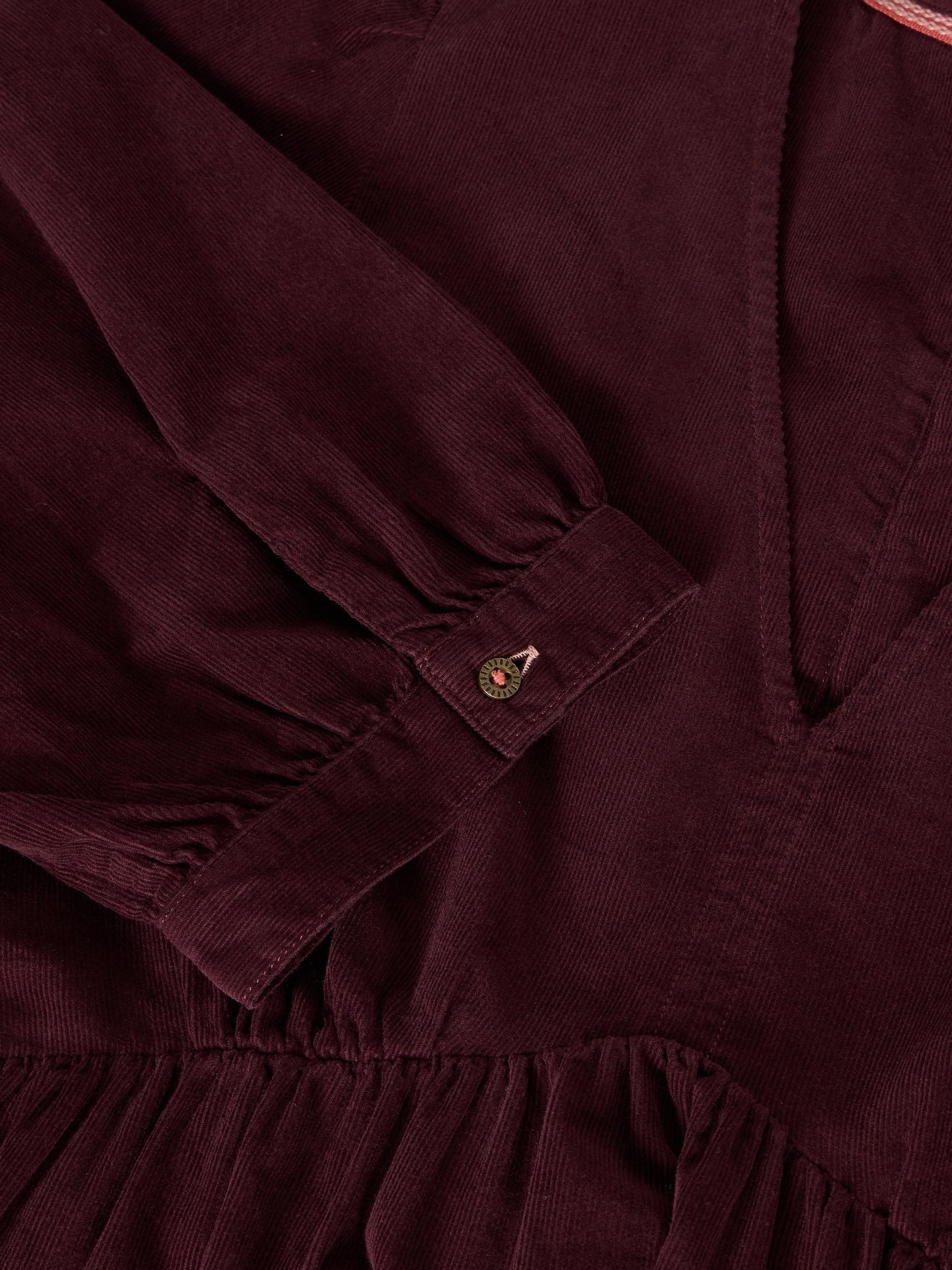 Marron - White Stuff Lucy corduroy jurk