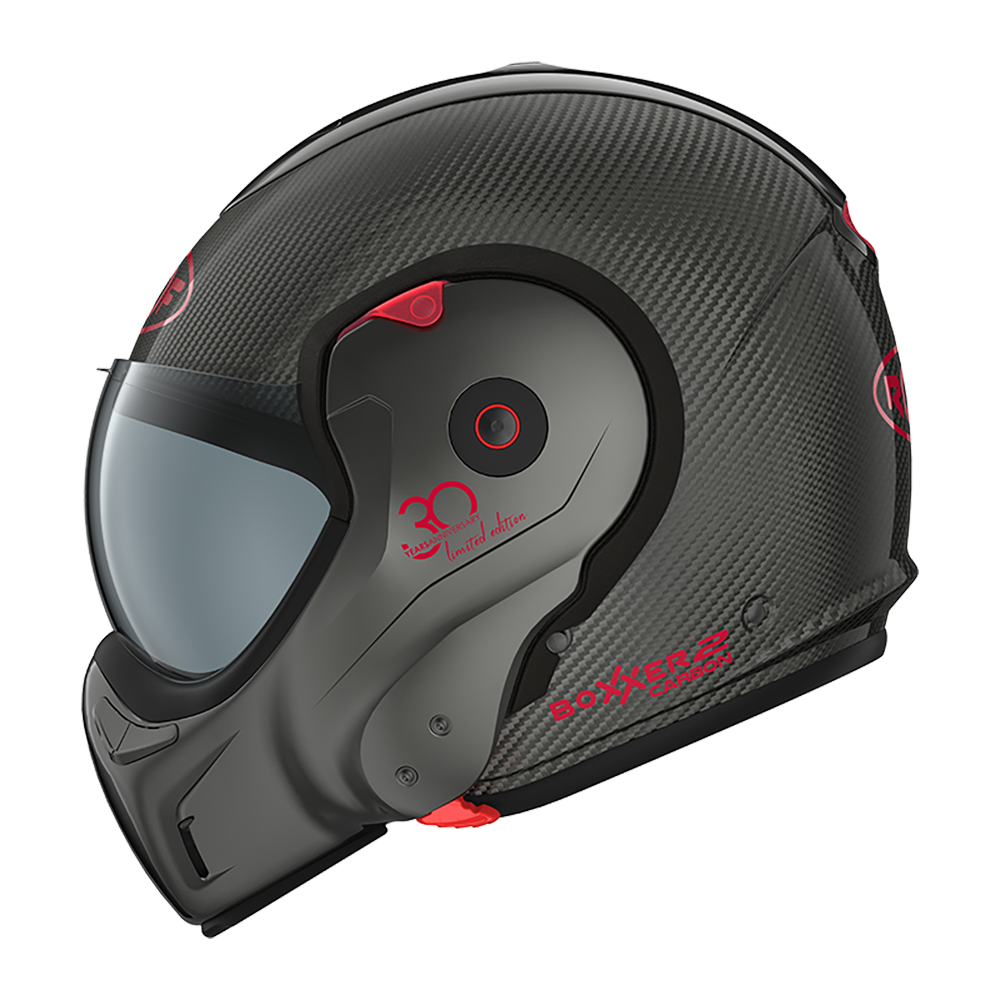 Roof - Casque Boxxer 2 Carbon Thirty Titane