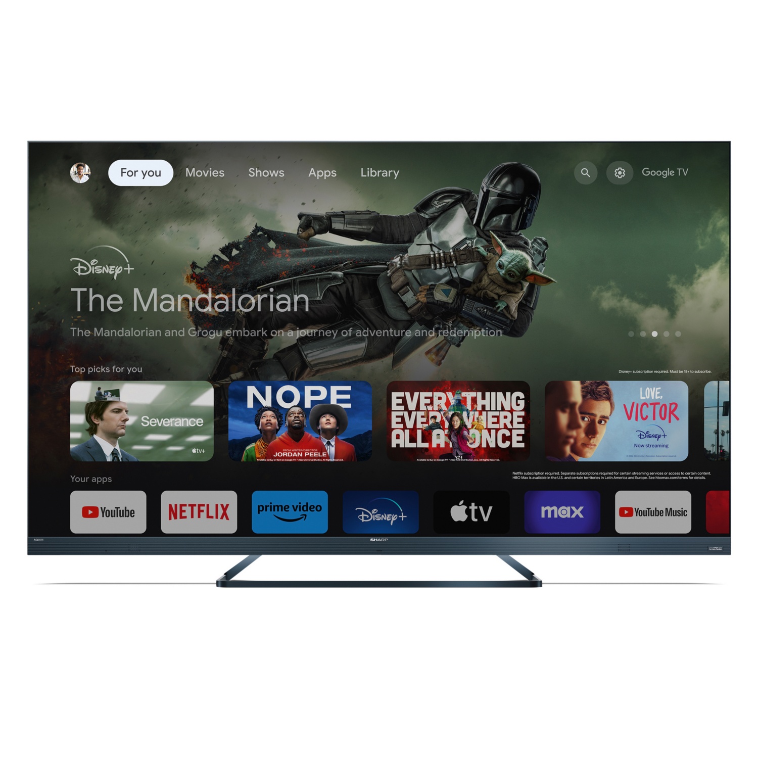 SHARP  4K Ultra HD 144Hz QLED Google Smart-TV™ 189 cm (75“) FQ5EG
