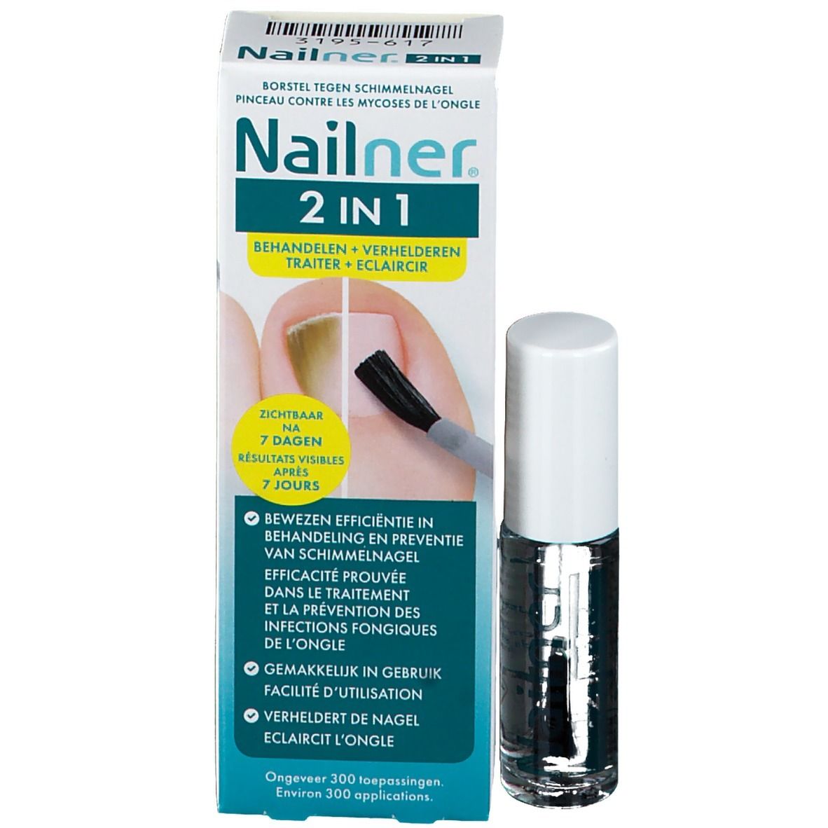 Nailner ® 2 in 1 Nagelpilzbürste