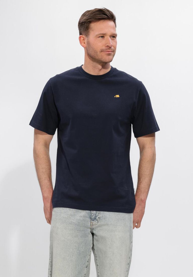 donkerblauwe forét t-shirt tent t-shirt