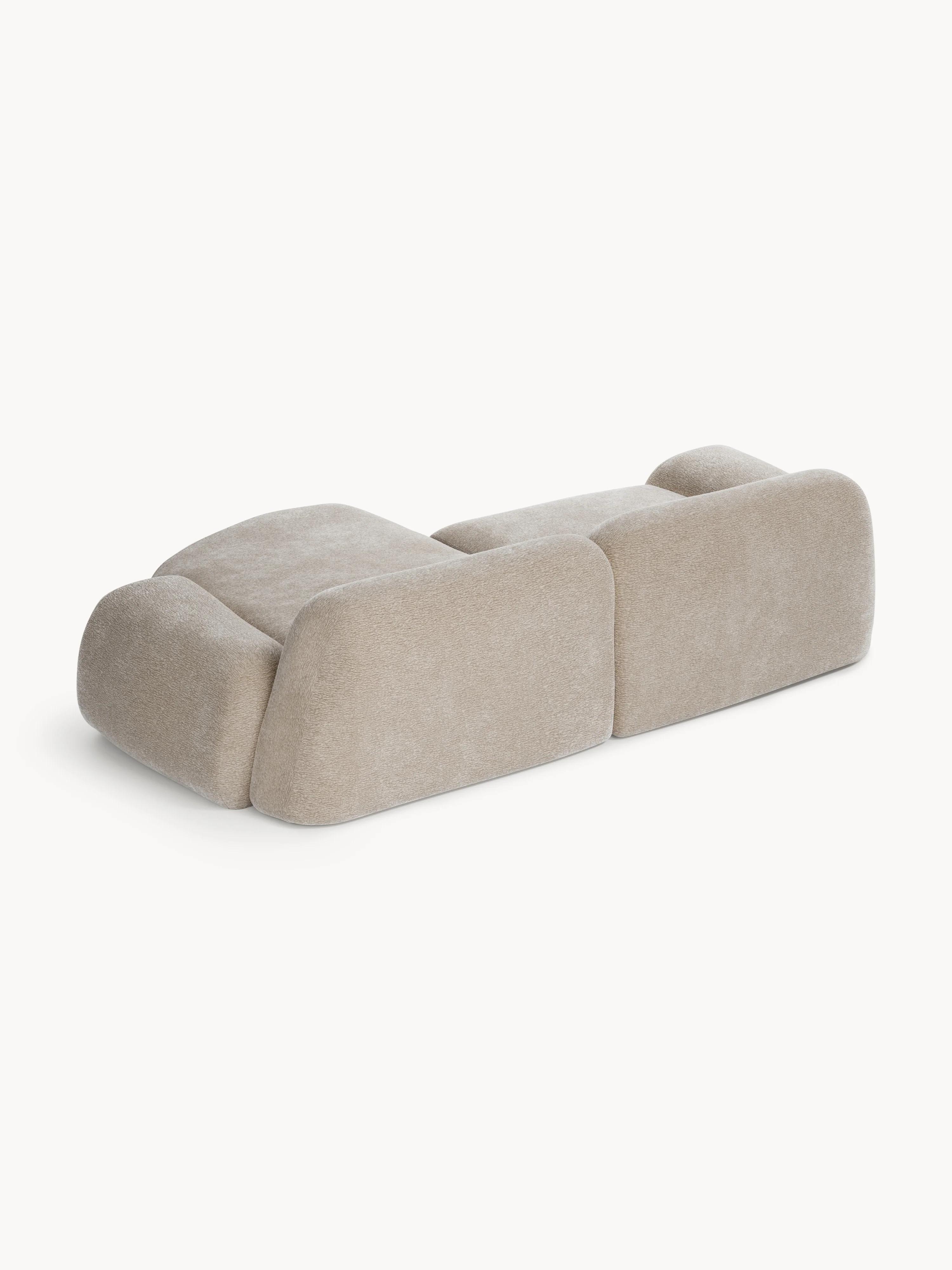 Modulaire hoekbank Wolke (3-zits)