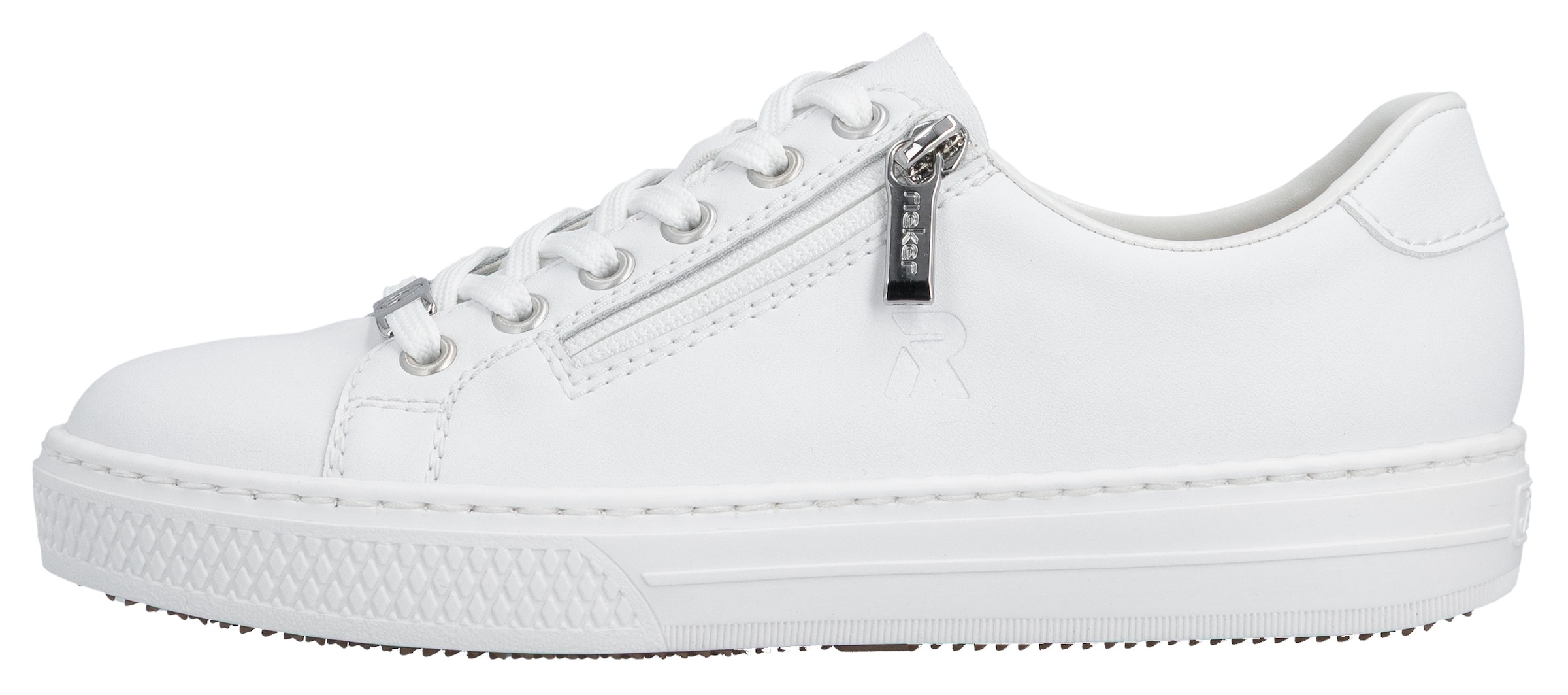 Rieker Sneaker  mit Memosoft-Innensohle, Freizeitschuh, Halbschuh, Schnürschuh
