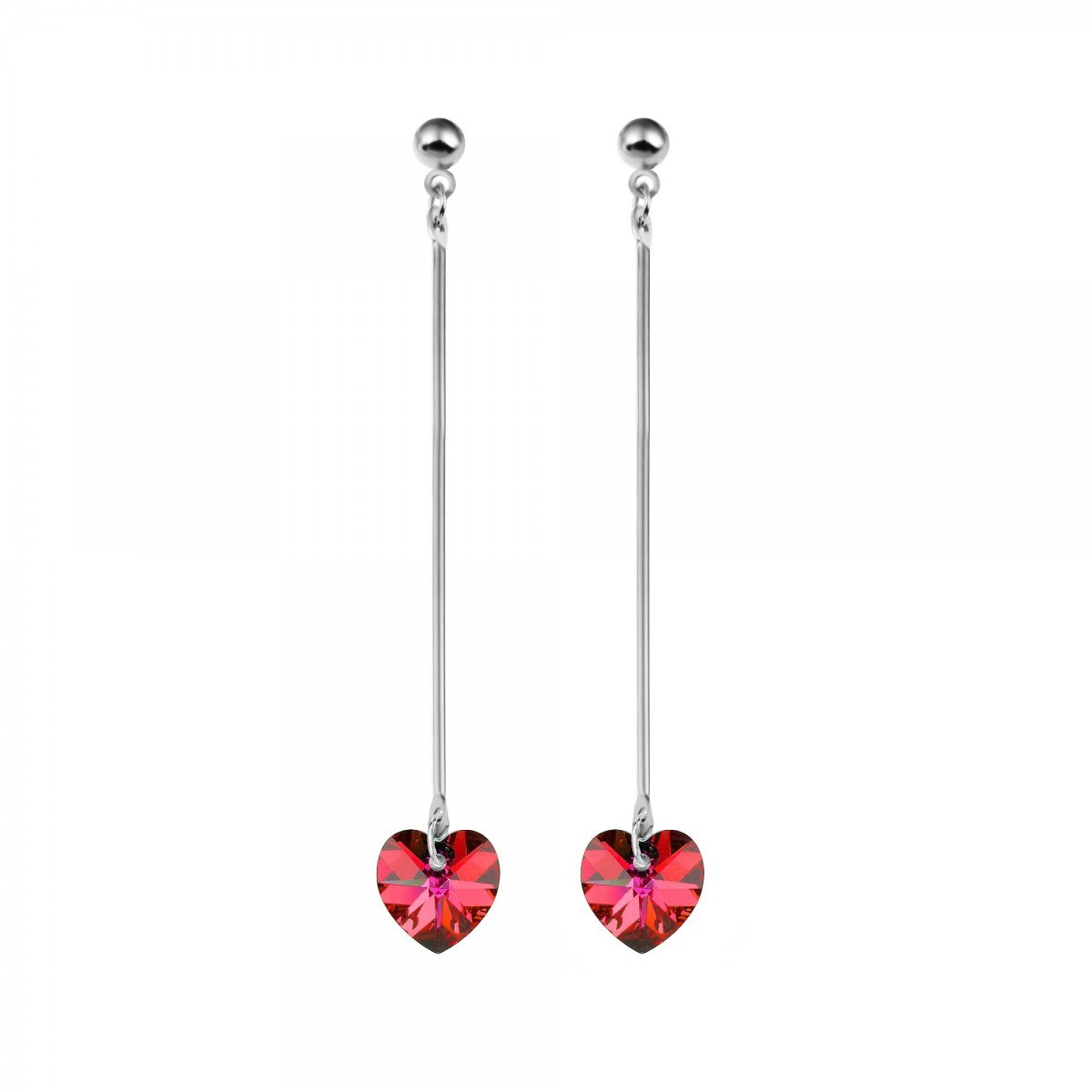 Boucles d'oreilles SC Crystal ornées de Cristaux scintillants