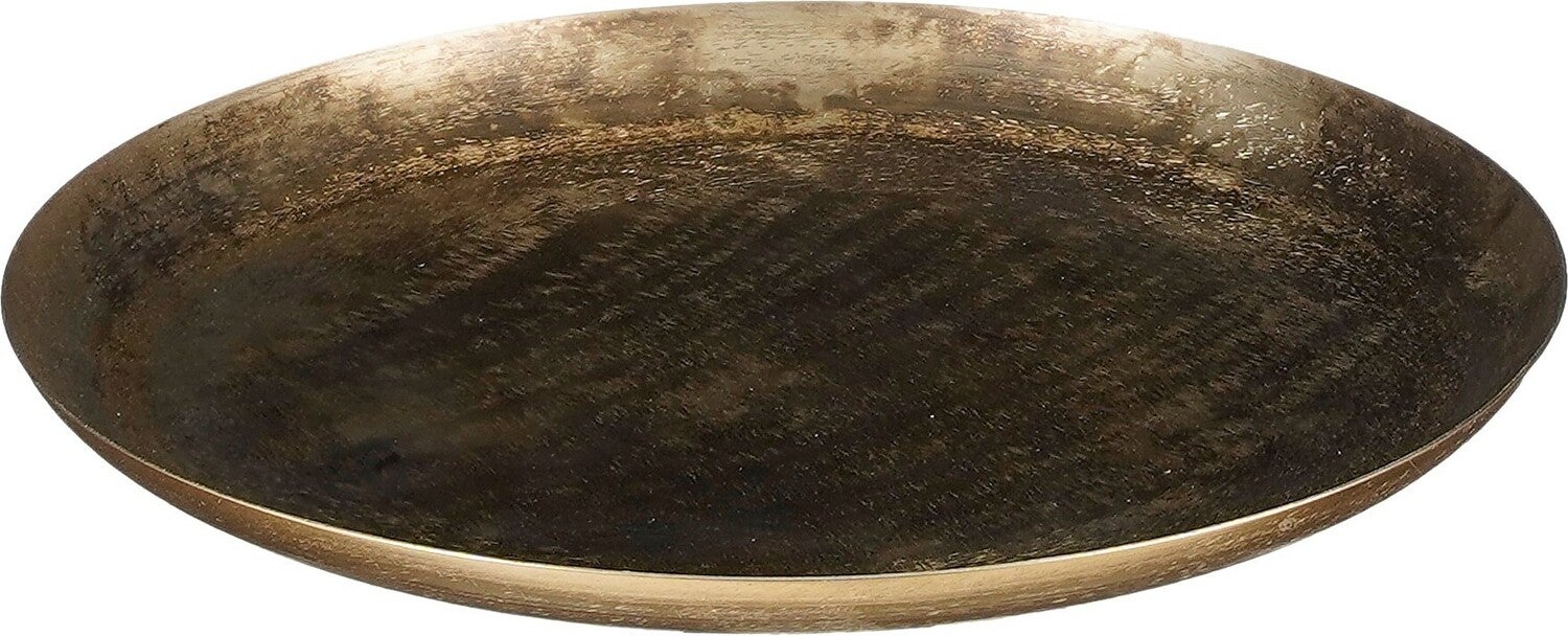 Mica Decorations decoratiebord Bindu goud D 25 H 2 cm