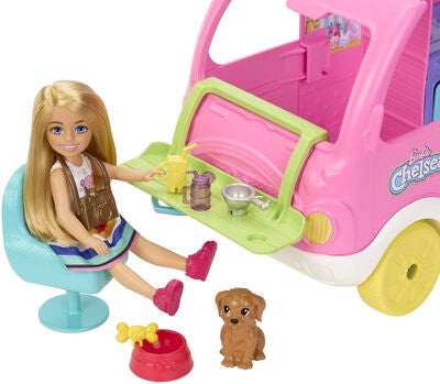 Barbie Chelsea Lekesett 2-i-1 Camper med Dukke
