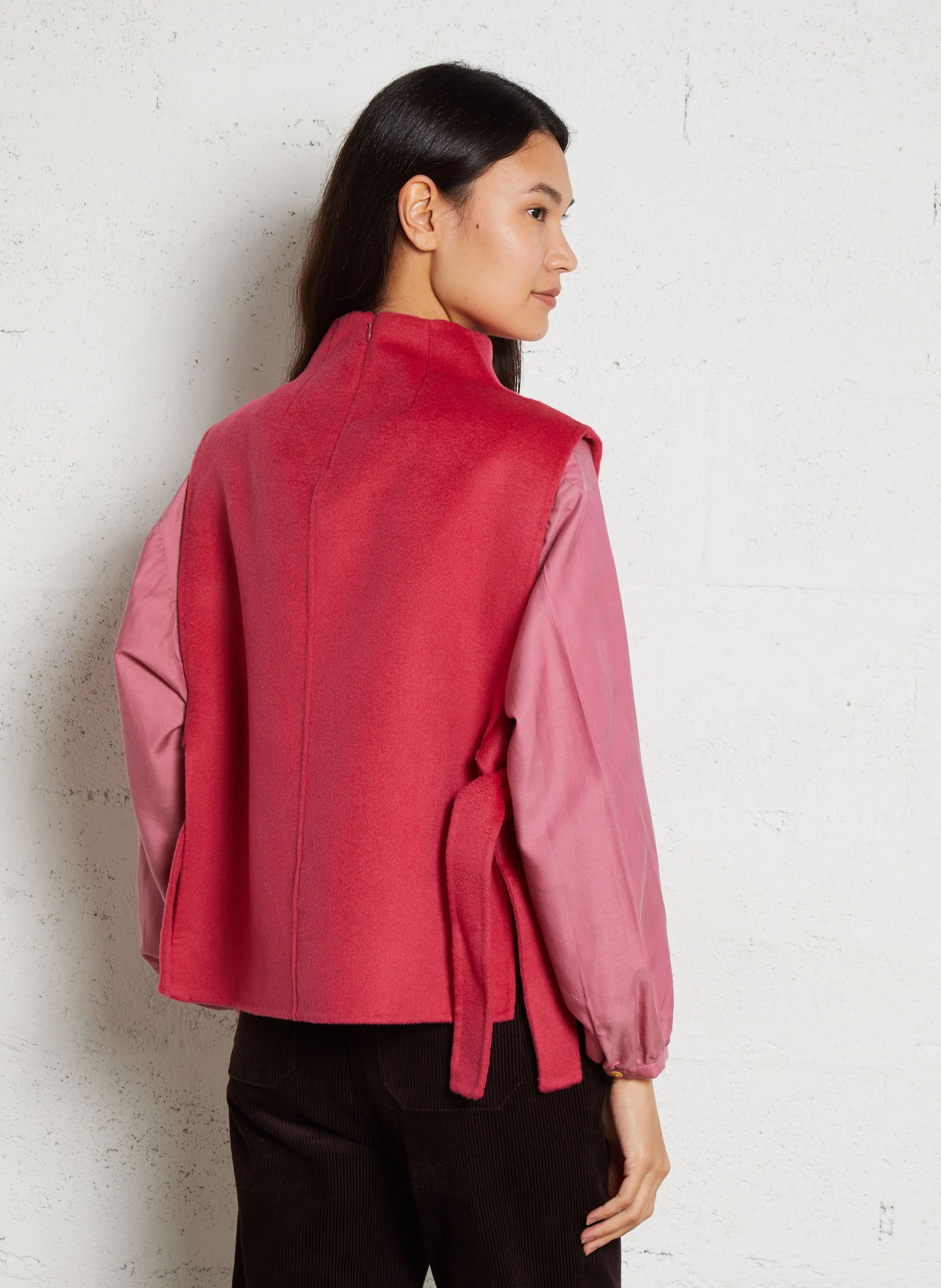 RIMA - Plastron en laine | Beige