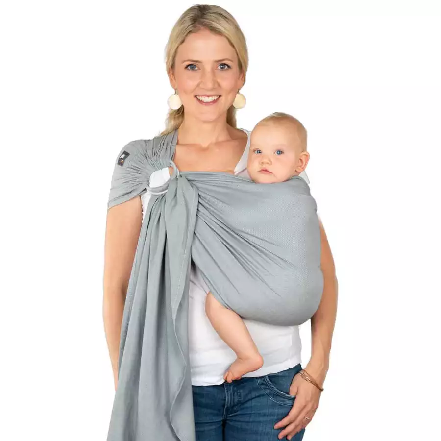 Hoppediz Ring-Sling Ultraleicht Hamburg Graphit