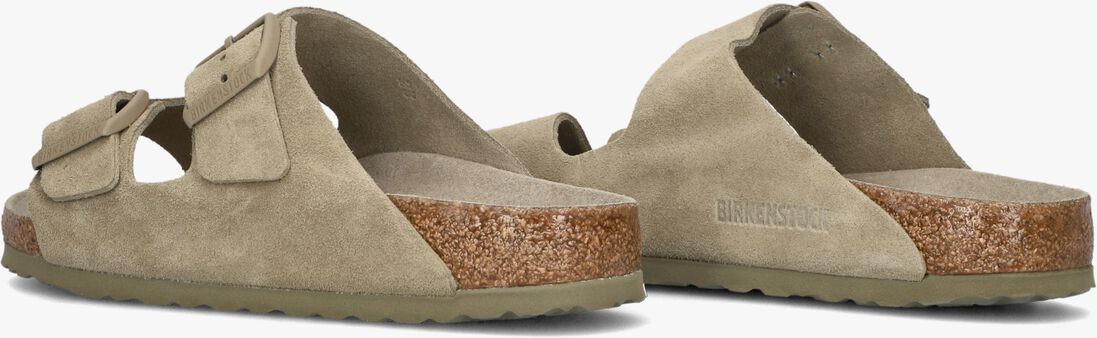 groene birkenstock slippers arizona dames