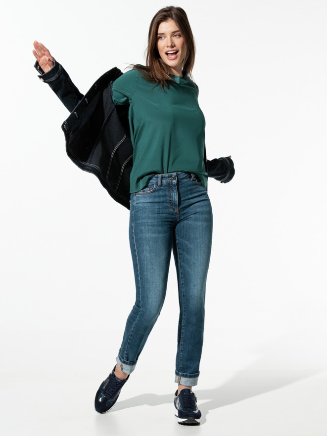 Seiden-Shirtbluse Edel-Basic