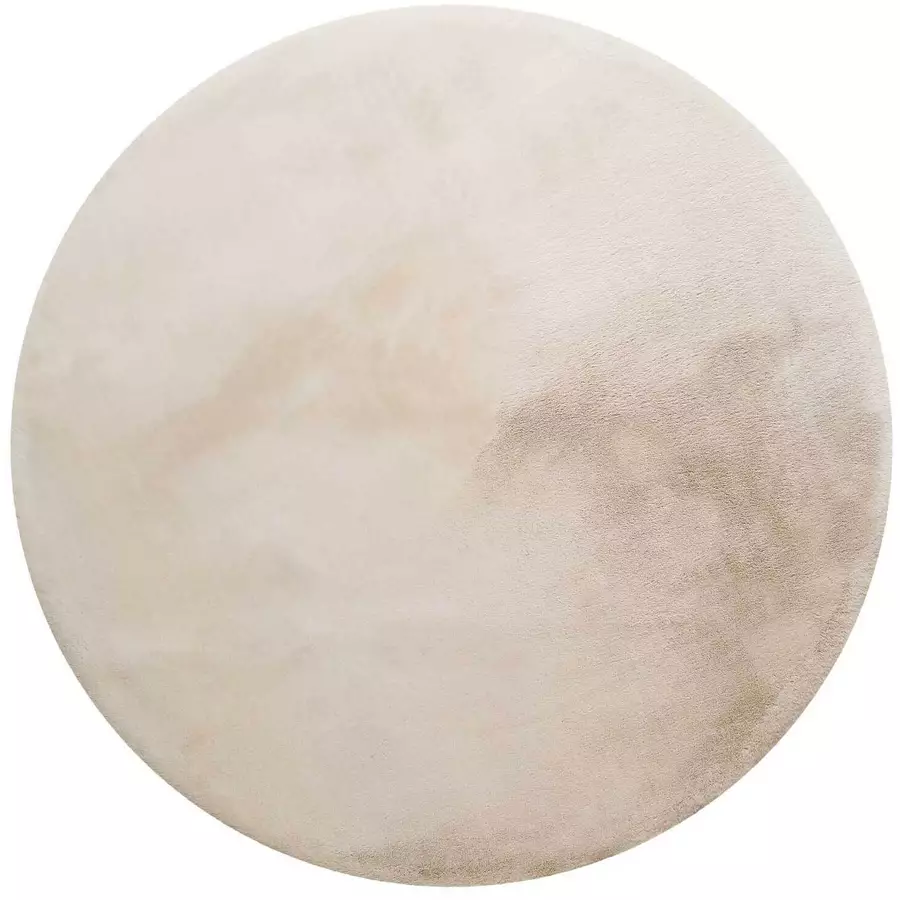Homie Living Hochflorteppich Vita beige