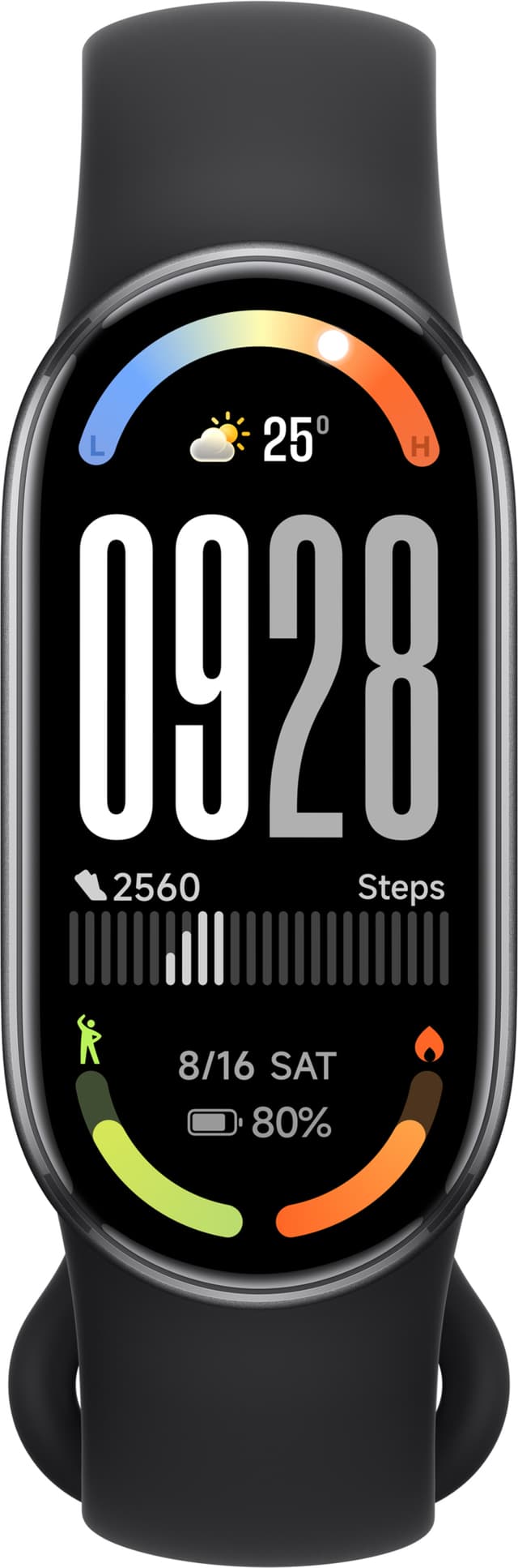 Xiaomi Smart Band 10 aktivitetsarmbånd (sort)