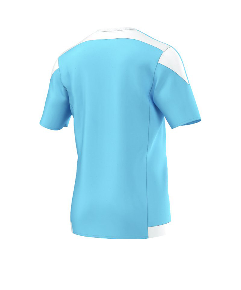 adidas Striped 15 Trikot kurzarm Kids Hellblau