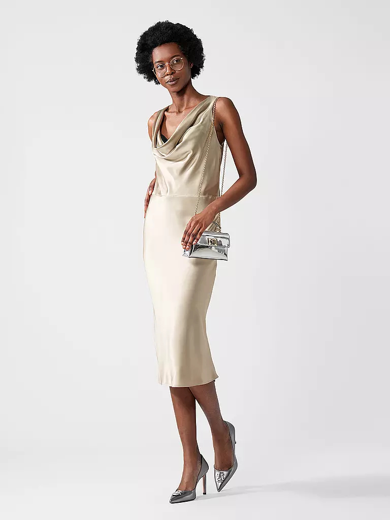 BOSS Midikleid DAWIDA beige