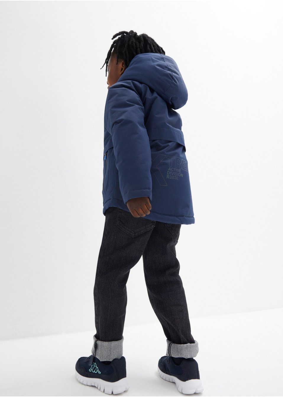 Veste hiver garçon, étanche et doublée