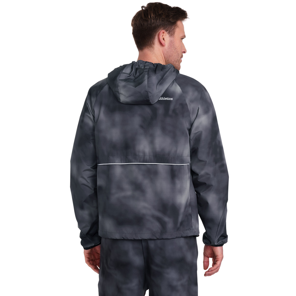 VanVaan Herren Sport-Jacke mit Farbverlauf dunkelgrau / grau