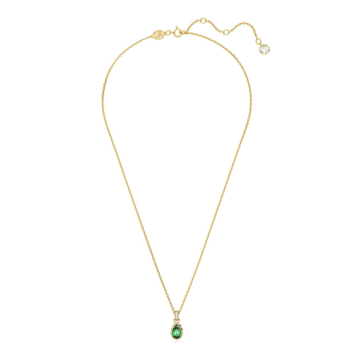 Collier Swarovski Stilla goutte verte