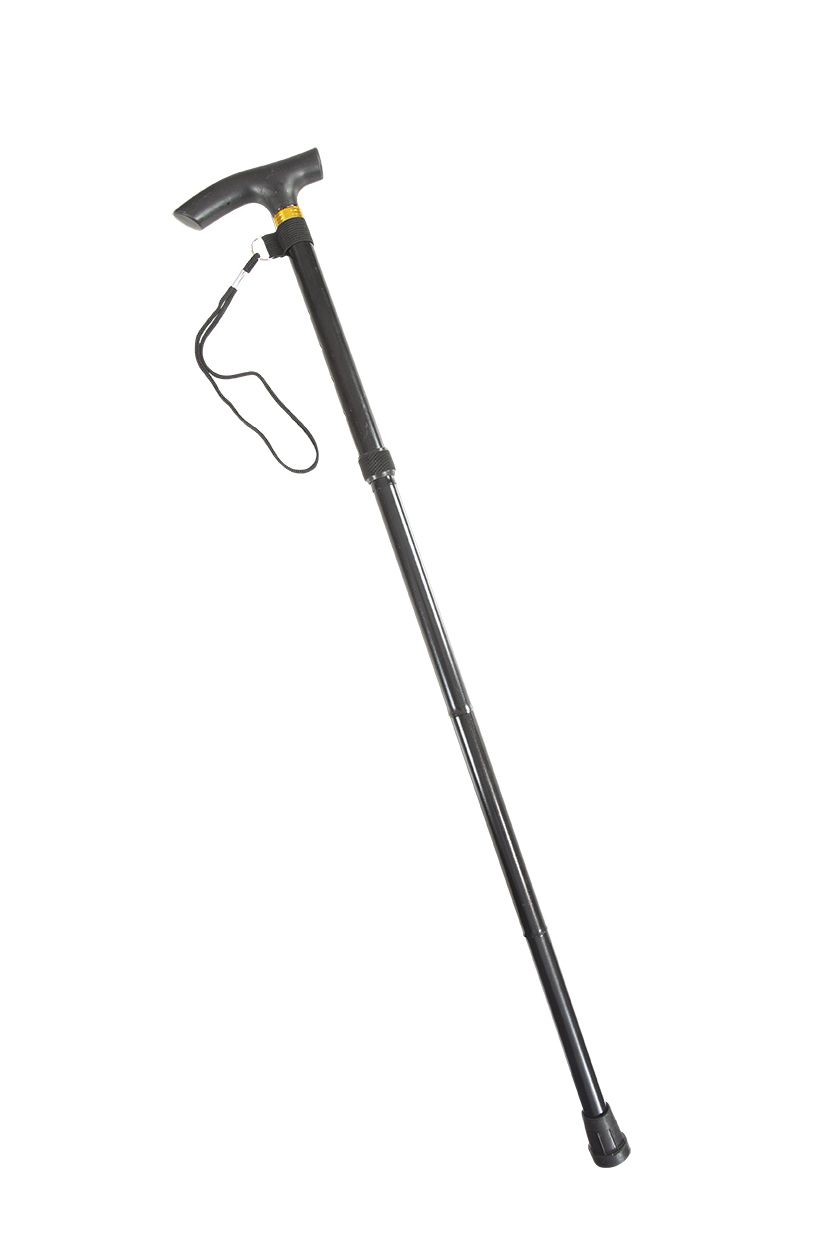 Foldbar spaserstokk med sklisikker tupp