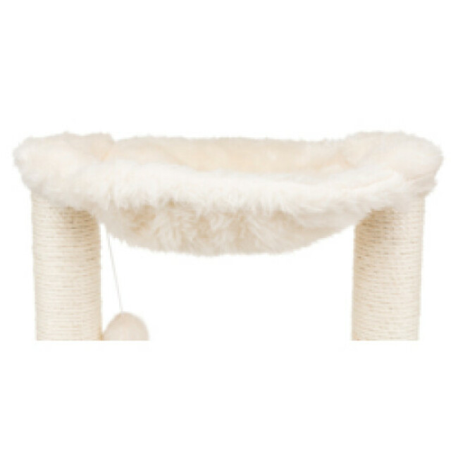 Arbre à chat en peluche et sisal Baza avec jouet