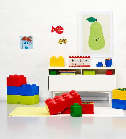 LEGO® Storage Aufbewahrungsbox - 8 Knäufe - 50x25x18 - Rot