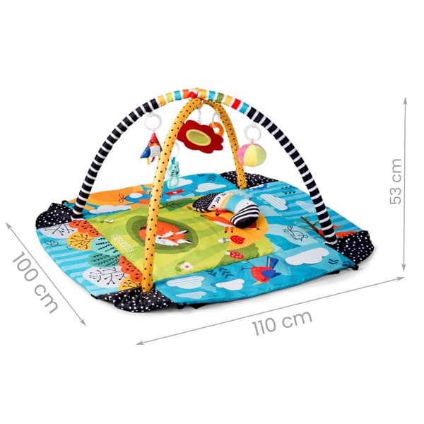 Interaktiv og pedagogisk lekematte 110 x 100 cm, Räven Ricokids