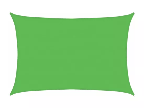 Voile d'ombrage 160 g/m² Vert clair 5x7 m PEHD