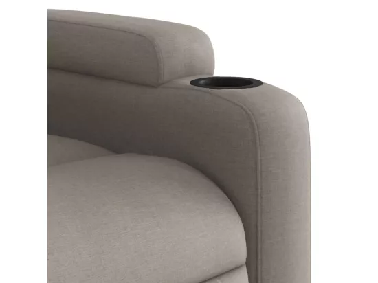 Fauteuil inclinable Taupe Tissu