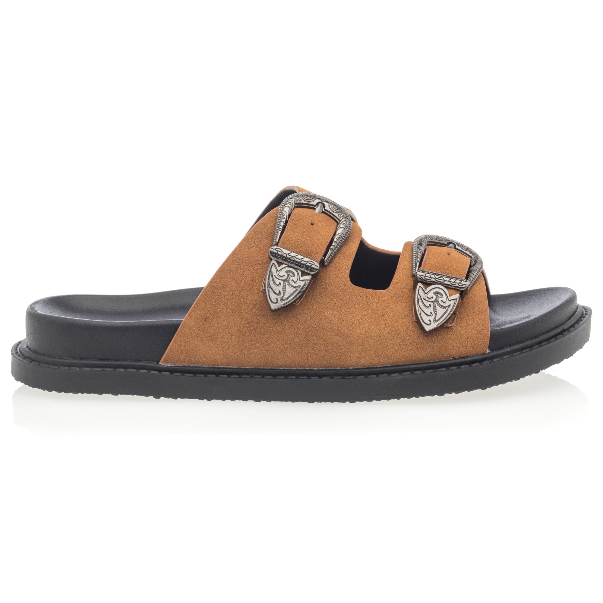 Mules Femme cognac