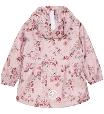 Minymo Softshelljacke - Peach Peitsche m. Blumen