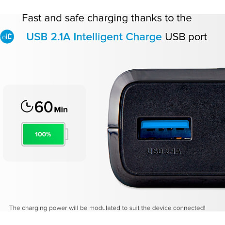 SBS powerbank 20.000 mAh - sort