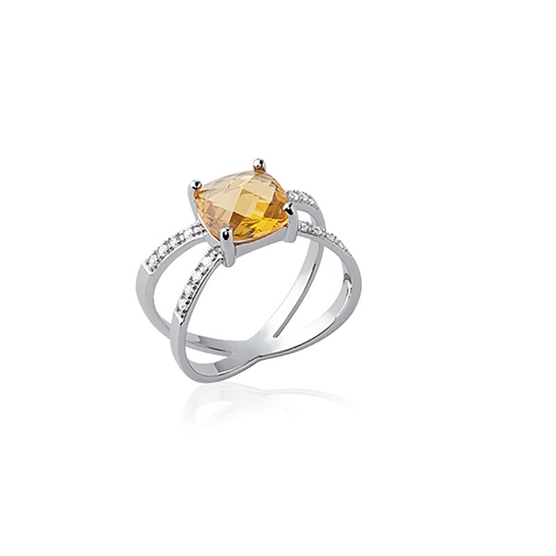 Bague Femme - Argent 925 - Oxyde de zirconium