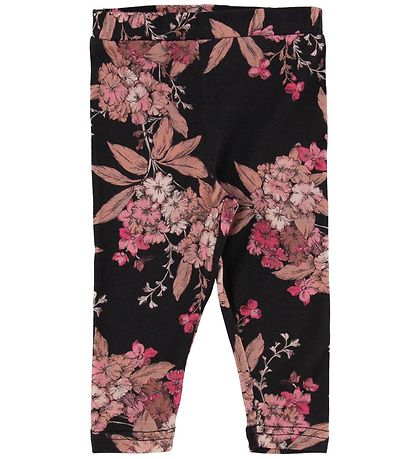 Petit by Sofie Schnoor Leggings - Schwarz m. Blumen