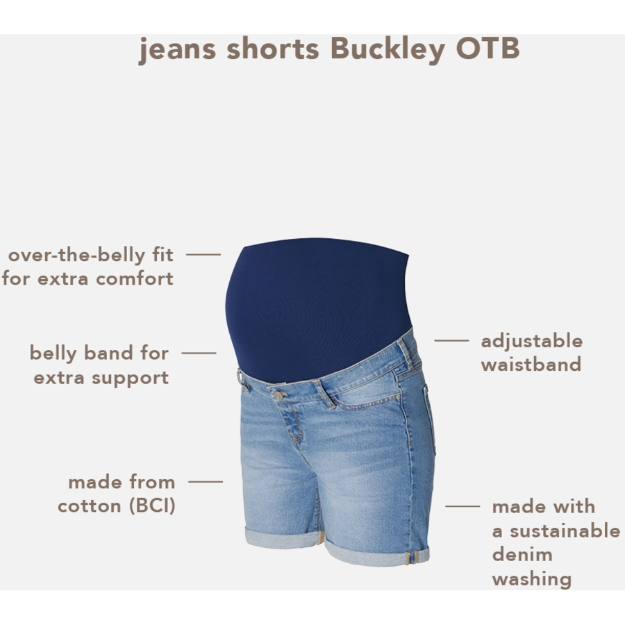 Noppies Umstandsshorts Jeans Buckley Aged Blue