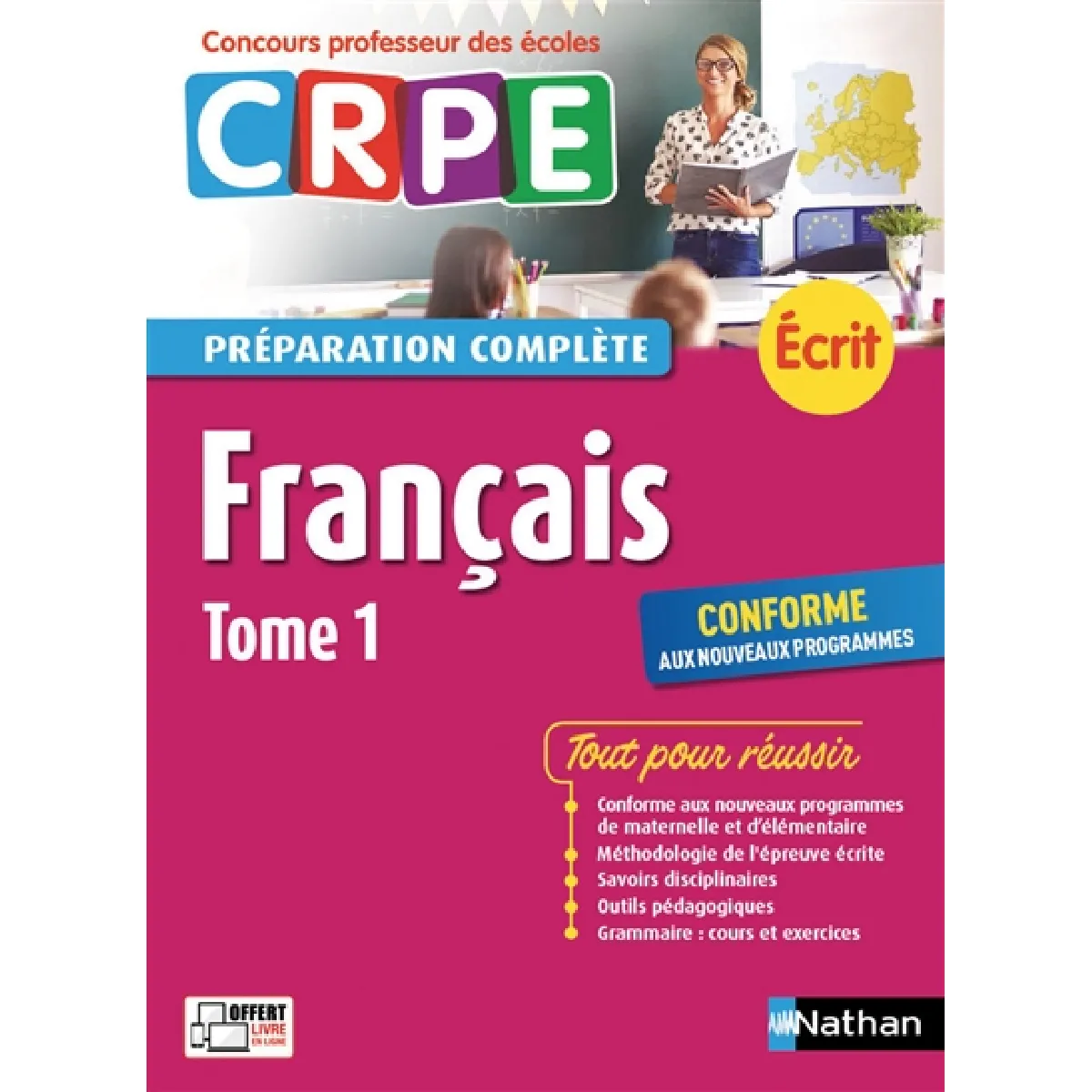 Français : CRPE, préparation complète, écrit : conforme aux nouveaux programmes. Vol. 1 · Occasion