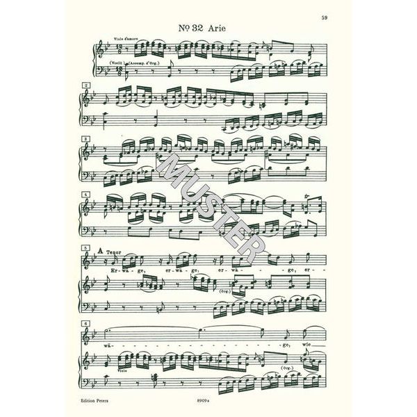 Edition Peters Bach Johannes-Passion BWV 245