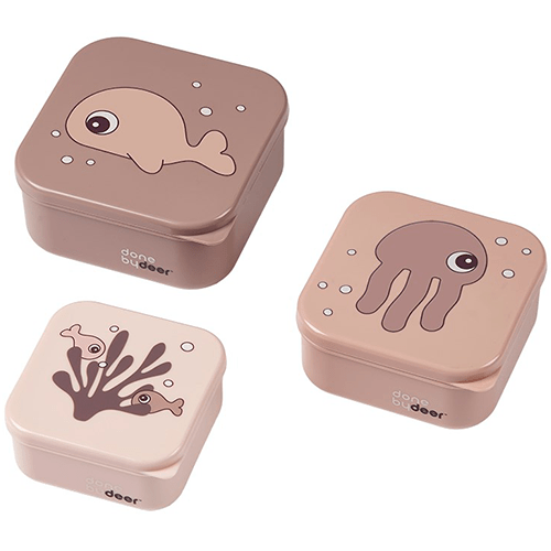 Done by deer snackdoosjes sea friends - poederroze