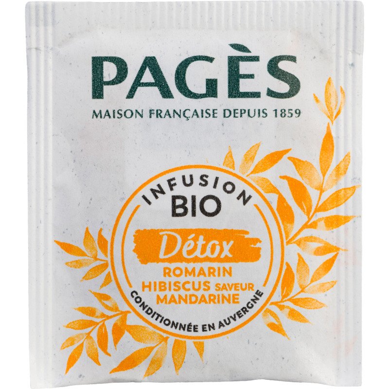 Infusion Détox Bio Pagès - Boîte de 20 sachets