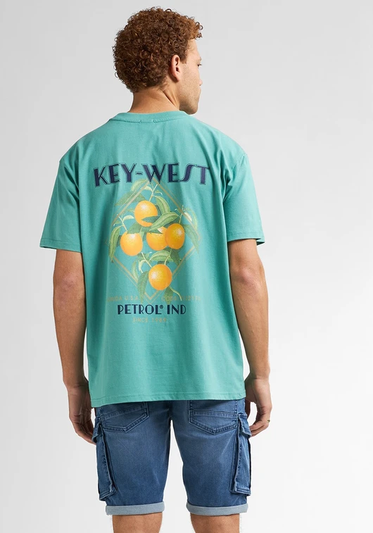 Petrol T-shirt M-1050-TSR649