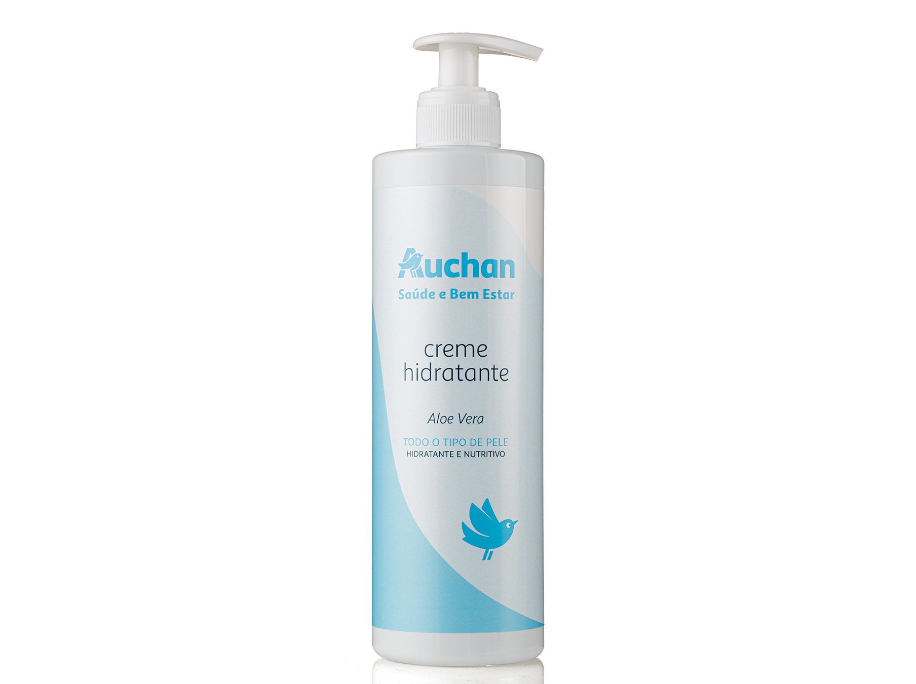 CREME CORPO AUCHAN SAÚDE E BEM ESTAR HIDRATANTE ALOE VERA 500ML
