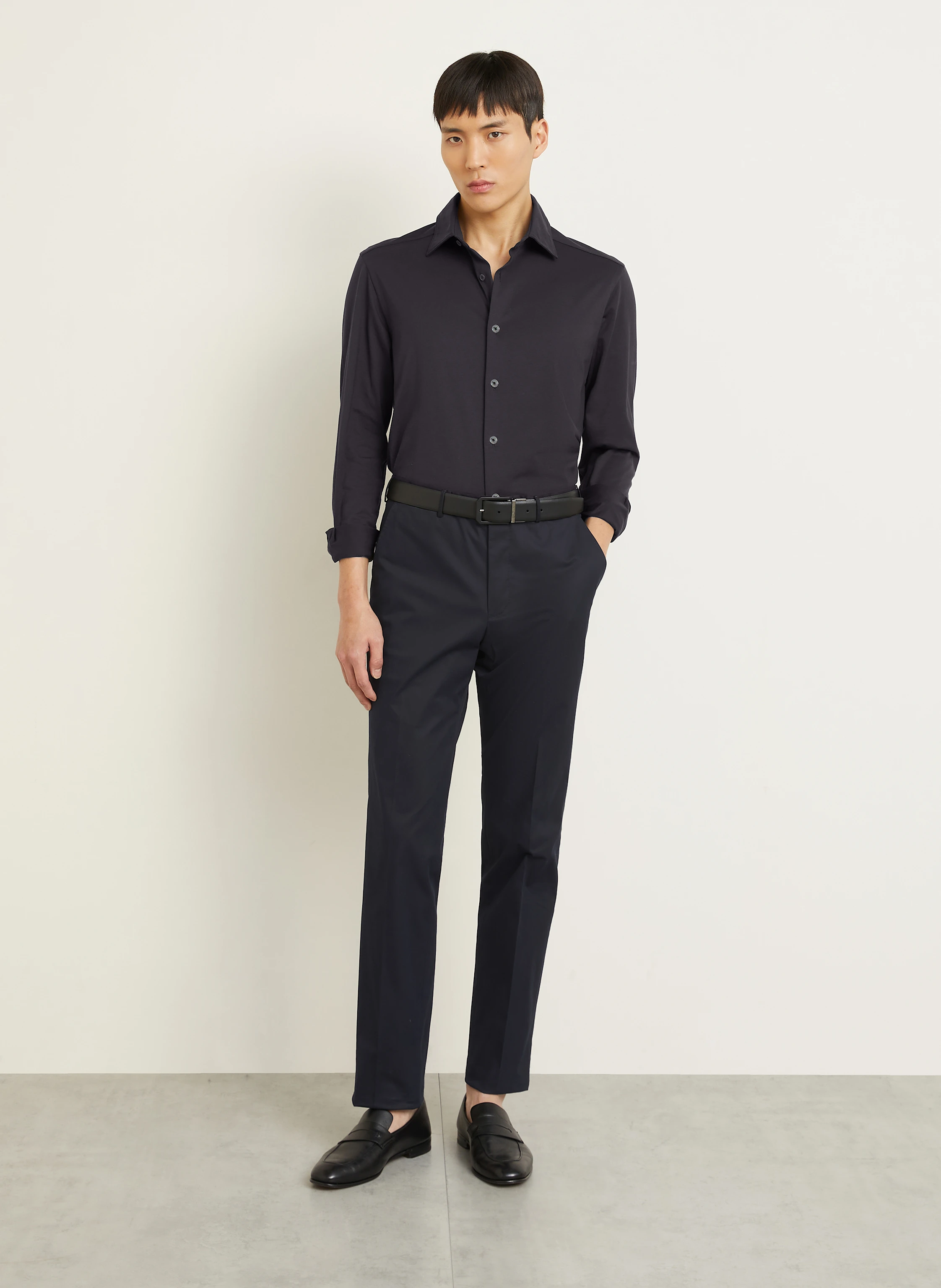 ZEGNA Jerseyhemd Regular Fit