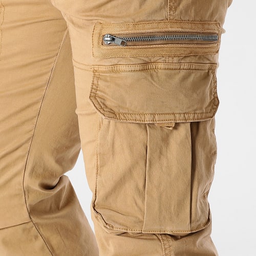 Lot De 2 Pantalons Cargo 0389 0391 Vert Kaki Beige