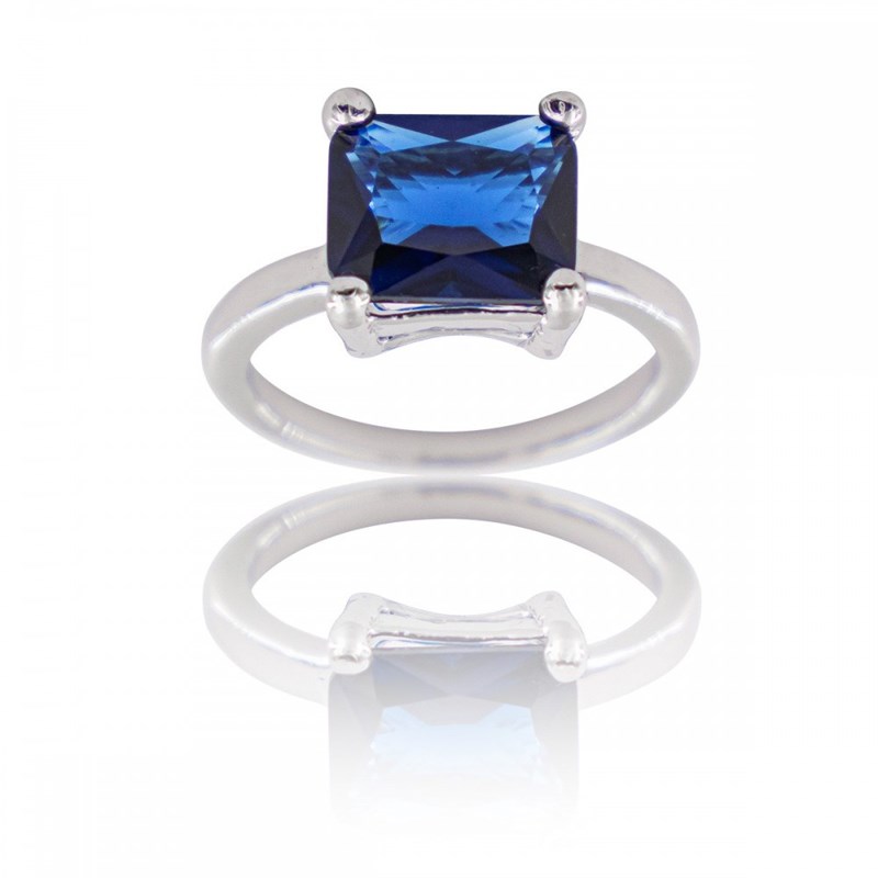 Bague Femme Rhodium CETI