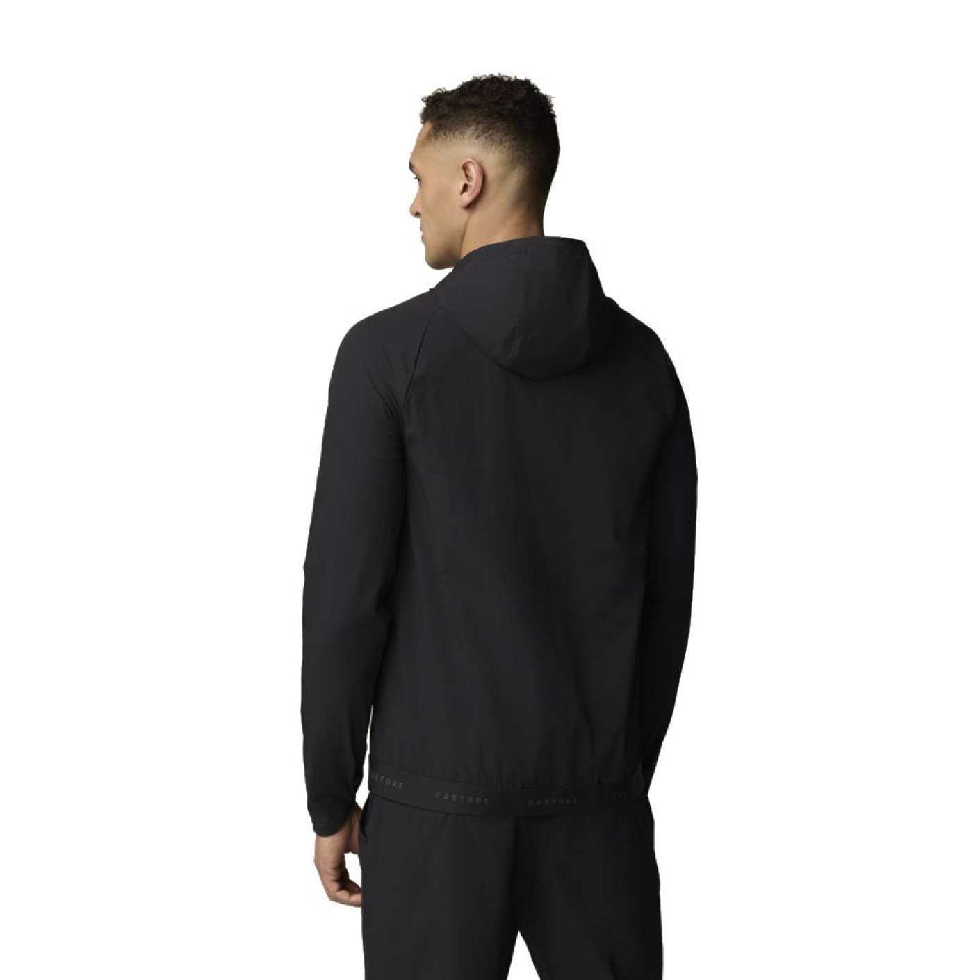 Castore Windbreaker Jack Zwart Donkergrijs