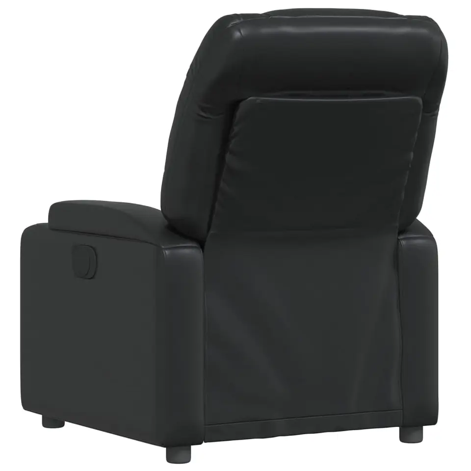 vidaXL - Fauteuil - Zwart - Kunstleer
