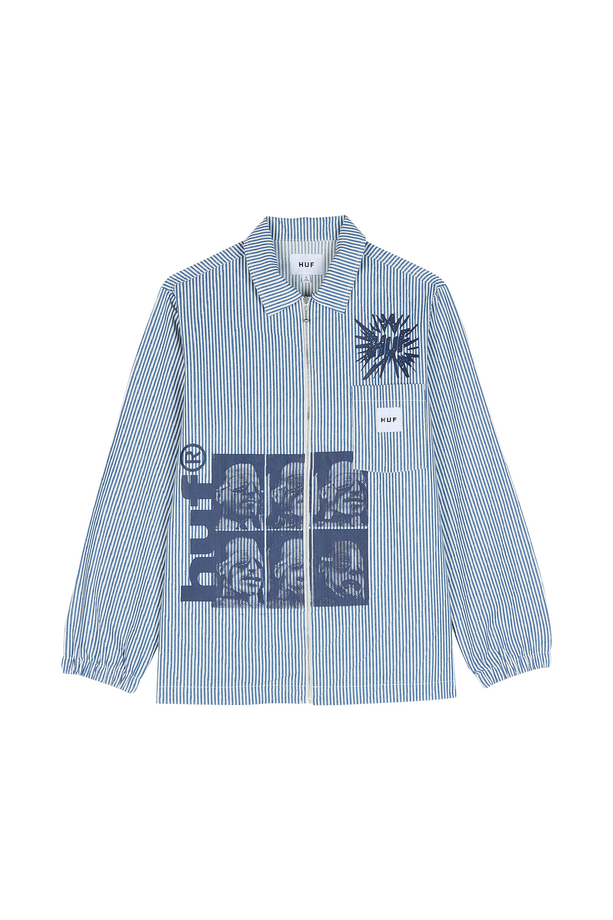 HUF Veste WO UNSUNG Bleu