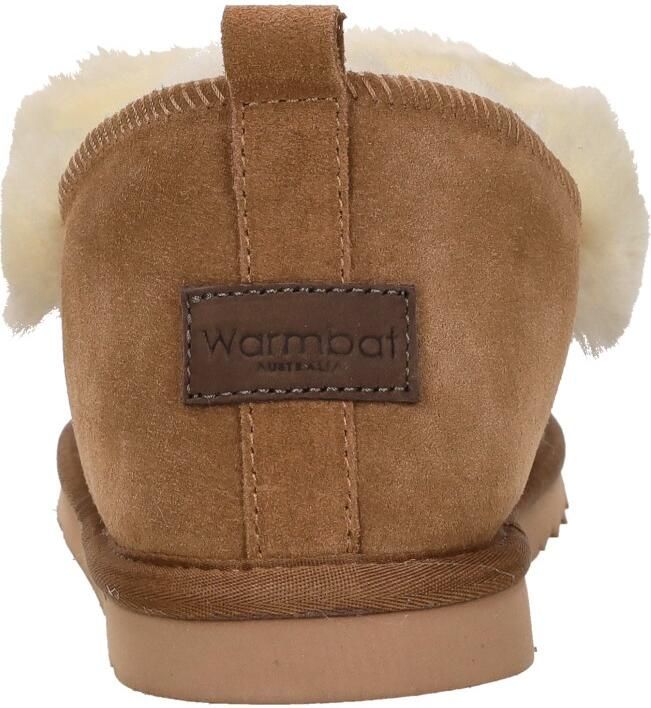 Warmbat Wiluna Suede Sloffen Cognac