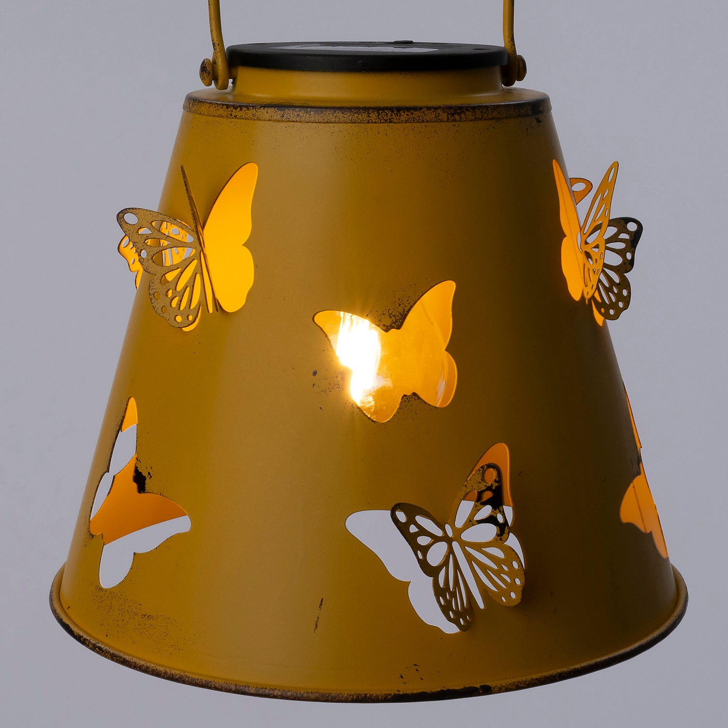 Intratuin solar lantaarn Doha geel D 20 H 18 cm
