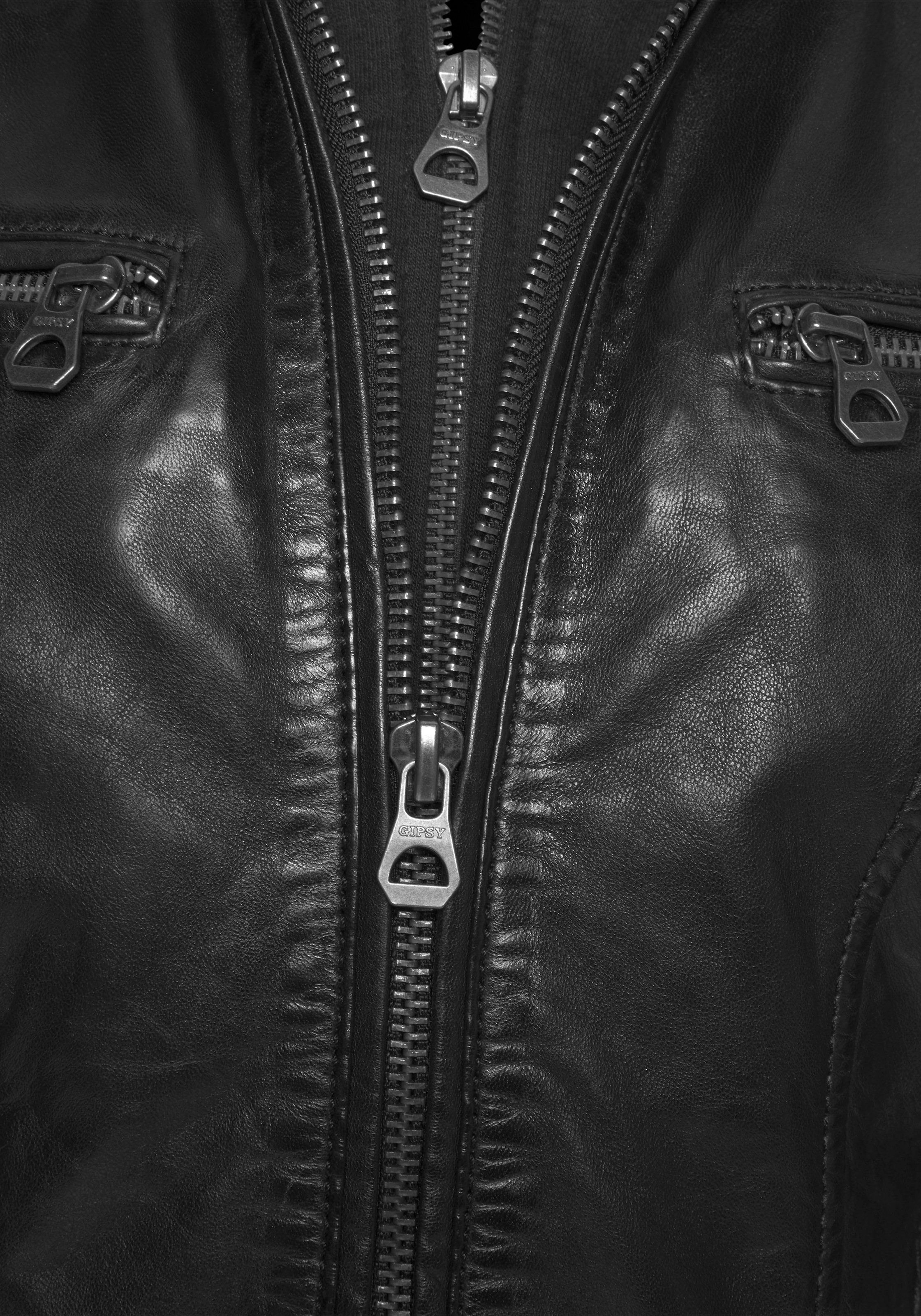 Mauritius Bikerjacke »SAMINA« mit Kapuze 2-in-1-Jacke - mit abnehmbarem Kapuzen-Sweat-Einsatz