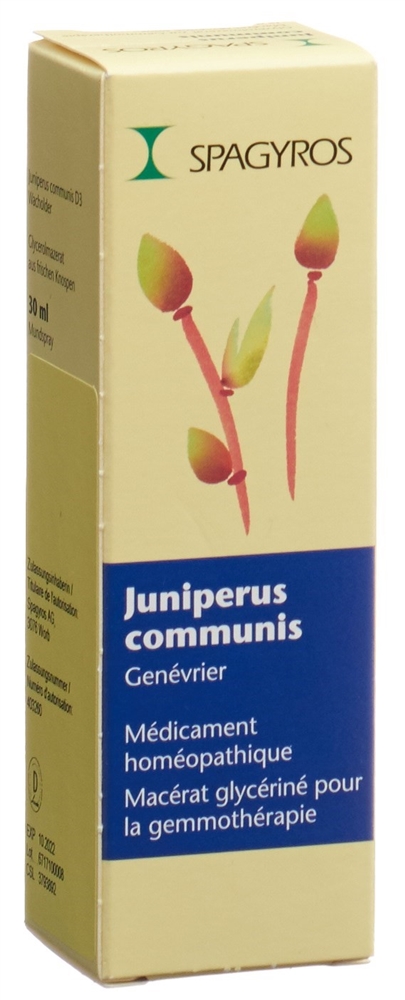 Spagyros Juniperus communis 1 D<br>30 ml, Spray, Glycerinmazerat